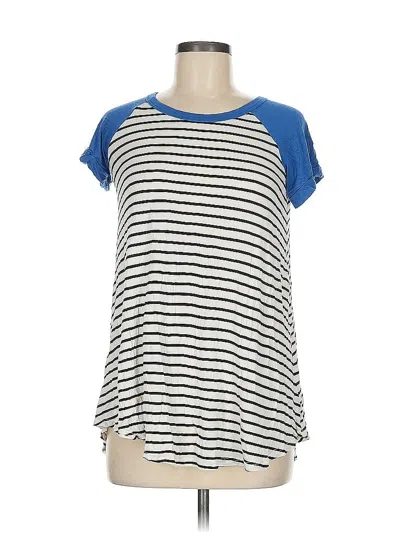 Pre-owned Reborn J Short Sleeve T-shirt In Blue