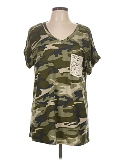 Pre-owned Reborn J Short Sleeve T-shirt In Green