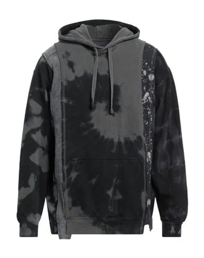 Rebuild By Needles Man Sweatshirt Charcoal Size L Cotton, Polyester In Grey