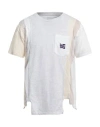 Rebuild By Needles Man T-shirt Light Grey Size L Cotton