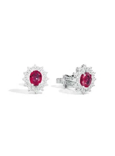 Recarlo Earrings  Camellia E77cc001rb In White