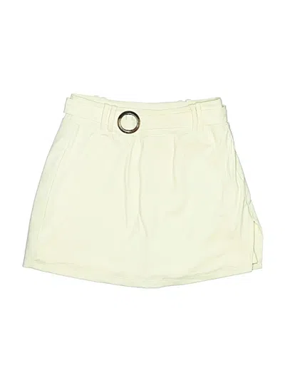 Pre-owned Recess Casual Skirt In White
