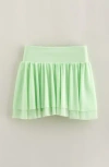 Recess Pickleball X Zella Kids' Baseline Layered Mesh Skort In Green