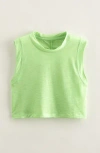Recess Pickleball X Zella Kids' Volley Crop Muscle Tank In Green