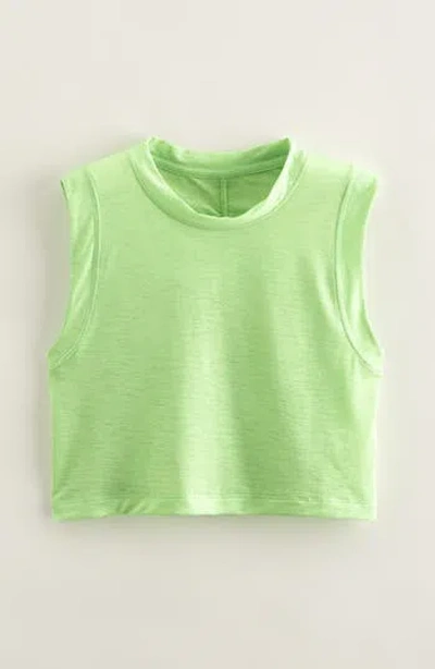 Recess Pickleball X Zella Kids' Volley Crop Muscle Tank In Green