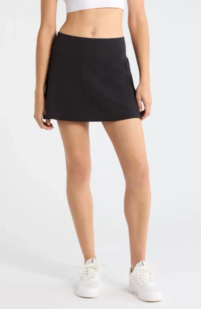 Recess Pickleball X Zella Super Set High Waist Pleated Skort In Black