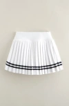 Recess X Zella Kids' Backspin Pleated Skort In White