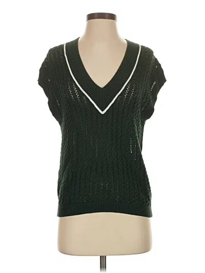 Pre-owned Recess X Zella Sweater Vest In Green