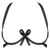 Reckless Wolf Women's Beau Frame Bra - Black Bra With Signature Centre Bow Detail In Black