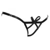 Reckless Wolf Women's Beau Black Frame Brief - Adjustable Soft Strapping With Bow Makes The Perfect Gift In Black
