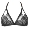 Reckless Wolf Women's Black Rebel Soft Bra - Soft Strap & Lace Cups In Black