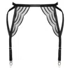Reckless Wolf Women's Black Rebel Suspender - Strap & Lace In Black