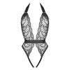 Reckless Wolf Women's Black Savage Body - Lace Body With Adjustable Leg Straps. In Black