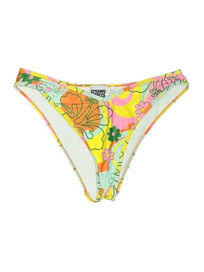 Pre-owned Reclaimed Vintage Swimsuit Bottoms In Yellow