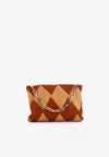 Reco Cubo Leather Satchel Bag In Multicolor