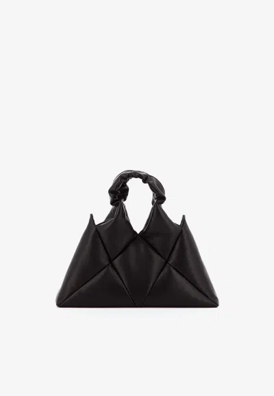 Reco Didi Quilted Leather Tote Bag In Black