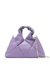 Reco Didi Quilted Nappa Top Handle Bag In Purple
