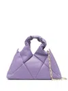 Reco Didi Quilted Nappa Top Handle Bag In Purple