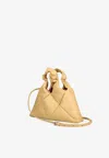 Reco Didi Quilted Nappa Top Handle Bag In Yellow