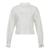 Re;code Backward Over Sized Shirt In White