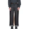 Re;code Panelled Jeans In Black