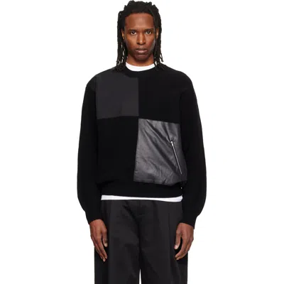 Re;code Black Checkerboard Sweater
