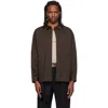Re;code Brown Back-detailed Shirt In Brown