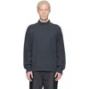 Re;code Gray Distressed Knit Sweater In Grey
