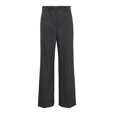 Re;code Raw Edge Tailored Trousers In Blue
