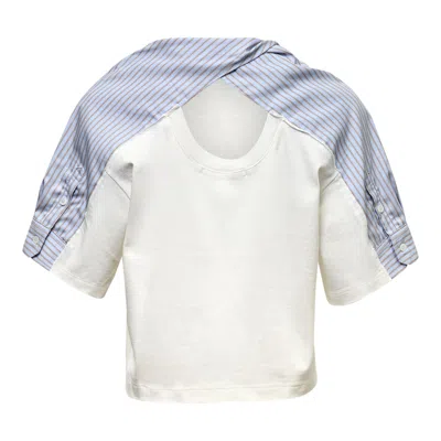 Re;code Twisted Stripe Back Top