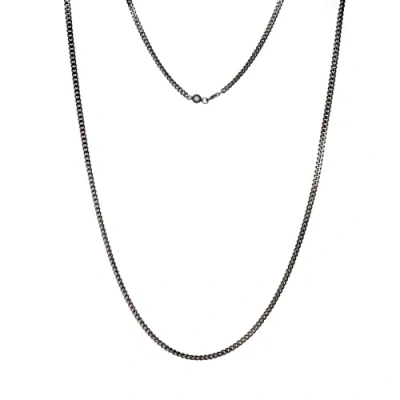 Recognised Men's Silver  Unisex Popon Necklace