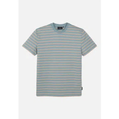 Recolution Cacao Lake Green Stripes T-shirt