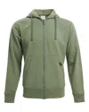 Recover Men's Full-zip Hooded Sweatshirt In Grey