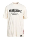 Re:covered Man T-shirt Beige Size L Organic Cotton In Beige