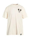 Re:covered Man T-shirt Beige Size Xl Organic Cotton In Beige