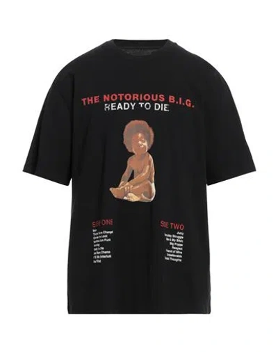 Re:covered Man T-shirt Black Size Xl Cotton