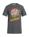 Re:covered Man T-shirt Lead Size Xl Polyester, Cotton In Grey