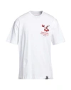 Re:covered Man T-shirt White Size L Organic Cotton In White
