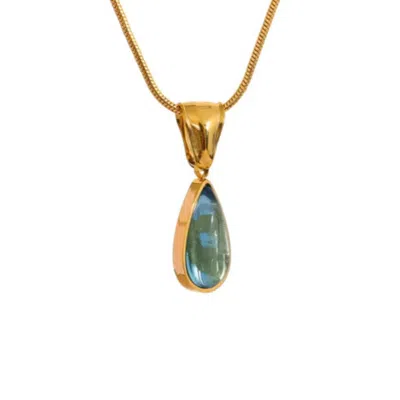 Recreation Jewels Women's Blue / Gold Thalia's Gemstone Pendant