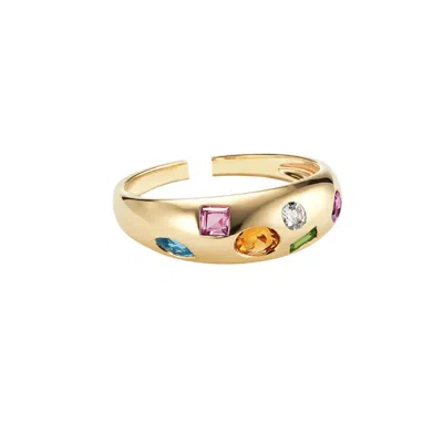 Recreation Jewels Women's Cleo's Gemstone Ring In Gold