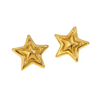 Recreation Jewels Women's Ellie's Star Studs In Gold