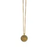 Recreation Jewels Women's Gold Georgia's Horoscope Wheel In Gold