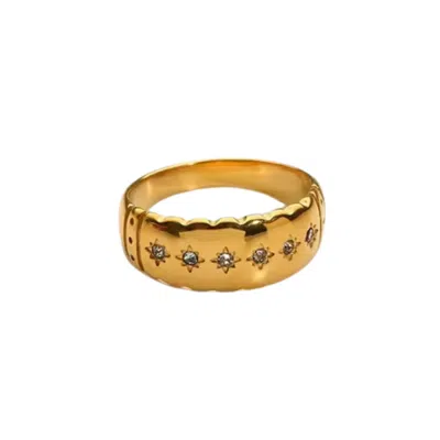 Recreation Jewels Women's Gold Isla's Star Ring
