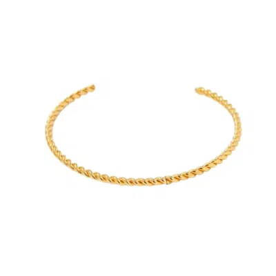 Recreation Jewels Women's Gold Isla's Twisted Bangle