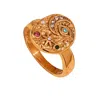 Recreation Jewels Women's Gold Lucia's Celestial Ring In Gold