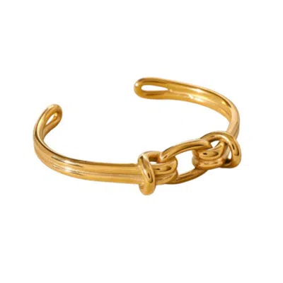 Recreation Jewels Women's Gold Oriana's Infinity Bangle