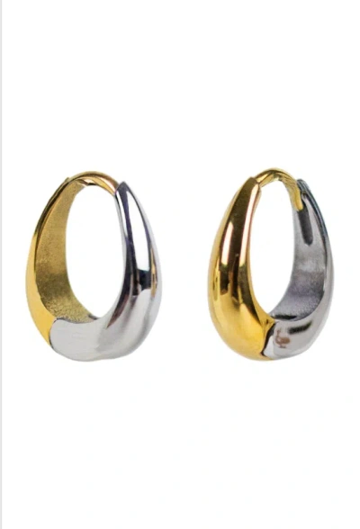 Recreation Jewels Women's Gold / Silver Mimi's Mixed Hoops In Multi