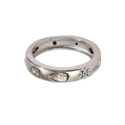 Recreation Jewels Women's Silver / White Libbie's Silver Ring