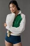 Recreational Habits Billie Quarter-zip Jacket In White