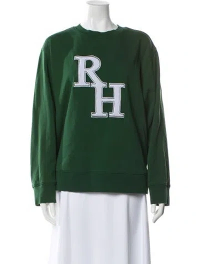 Pre-owned Recreational Habits Graphic Print Crew Neck Sweater In Multi